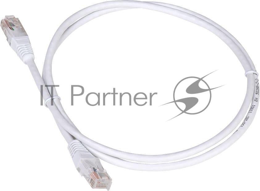 Патч-корд LANMASTER TWT UTP cat.5e, с заливными колпачками, 10.0 м, белый