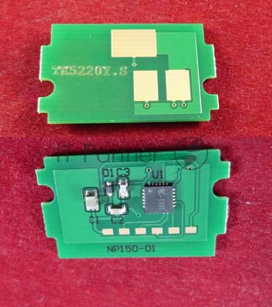 Чип для Kyocera Ecosys P5021cdn/M5521cdn (TK5220Y) Yellow 1.2K (ELP, Китай)