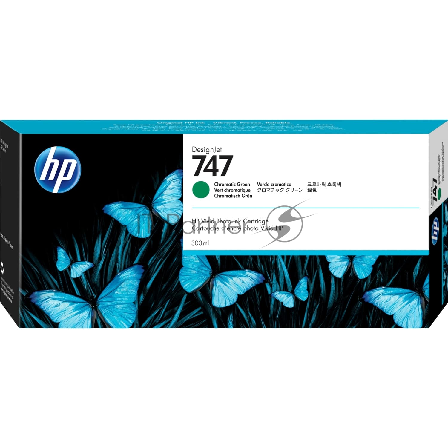 Картридж Cartridge HP 747 для HP DesignJet Z9+ , хроматический зеленый, 300 мл