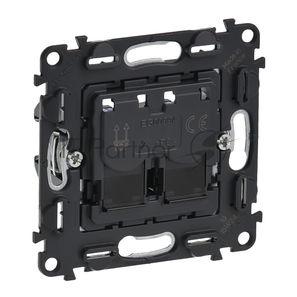 Информационная розетка двойная RJ45 Кат. 5е UTP