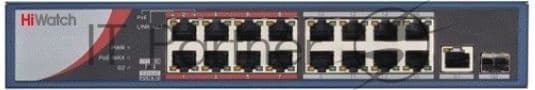 Коммутатор Hikvision HiWatch DS-S1816P(B)