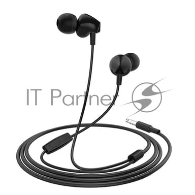 Проводные наушники Hoco M60 Perfect sound черный, внутриканальные, 3.5 мм Jack
