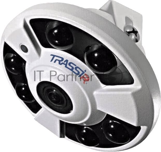 Камера видеонаблюдения IP Trassir TR-D9151IR2 1.4-1.4мм корп.:белый