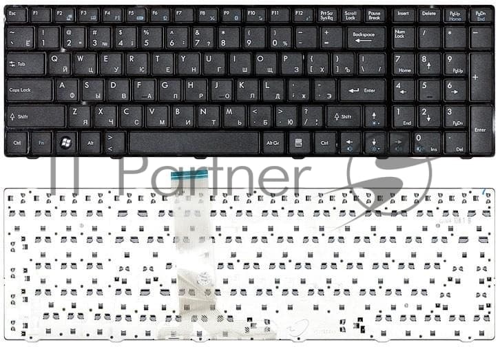 Клавиатура для ноутбука MSI A6200 CX605 CR630 CX705 черная