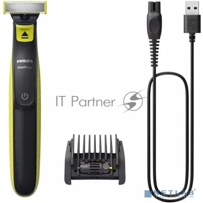 Триммер Philips QP2724/20 черный/лайм