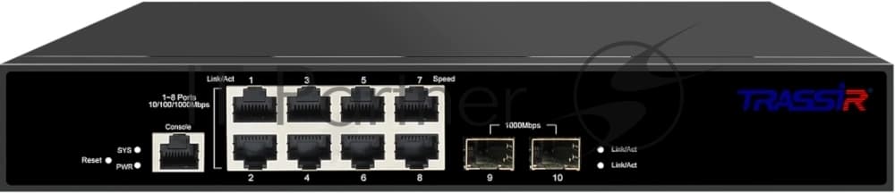 Коммутатор Trassir TR-NS24102S-120-8PoE