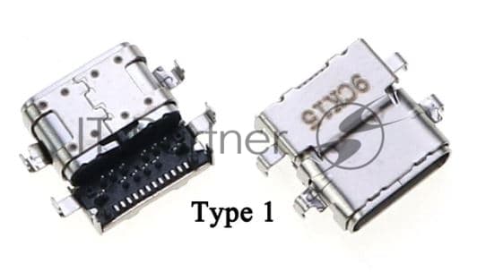 Разъем USB TYPE-C для ноутбука Lenovo ThinkPad E480 E485 E580 E585 R480 E590 VER-1 (9CK15)