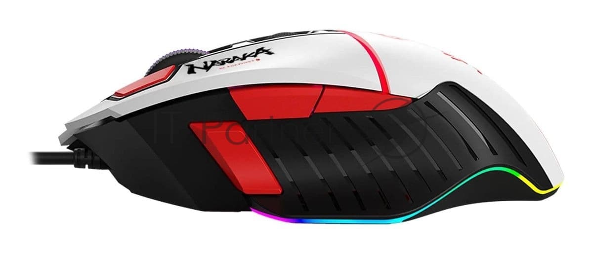 Мышь A4Tech Bloody W95 Max Naraka белый/рисунок оптическая 12000dpi USB 10but