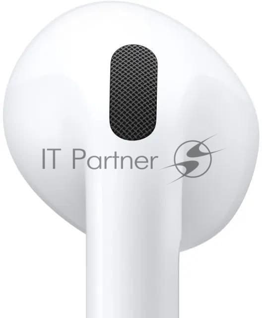 Наушники TWS Apple AirPods 4 ANC белый, вкладыши, Bluetooth, активное шумоподавление, беспроводная зарядка, до 4 ч