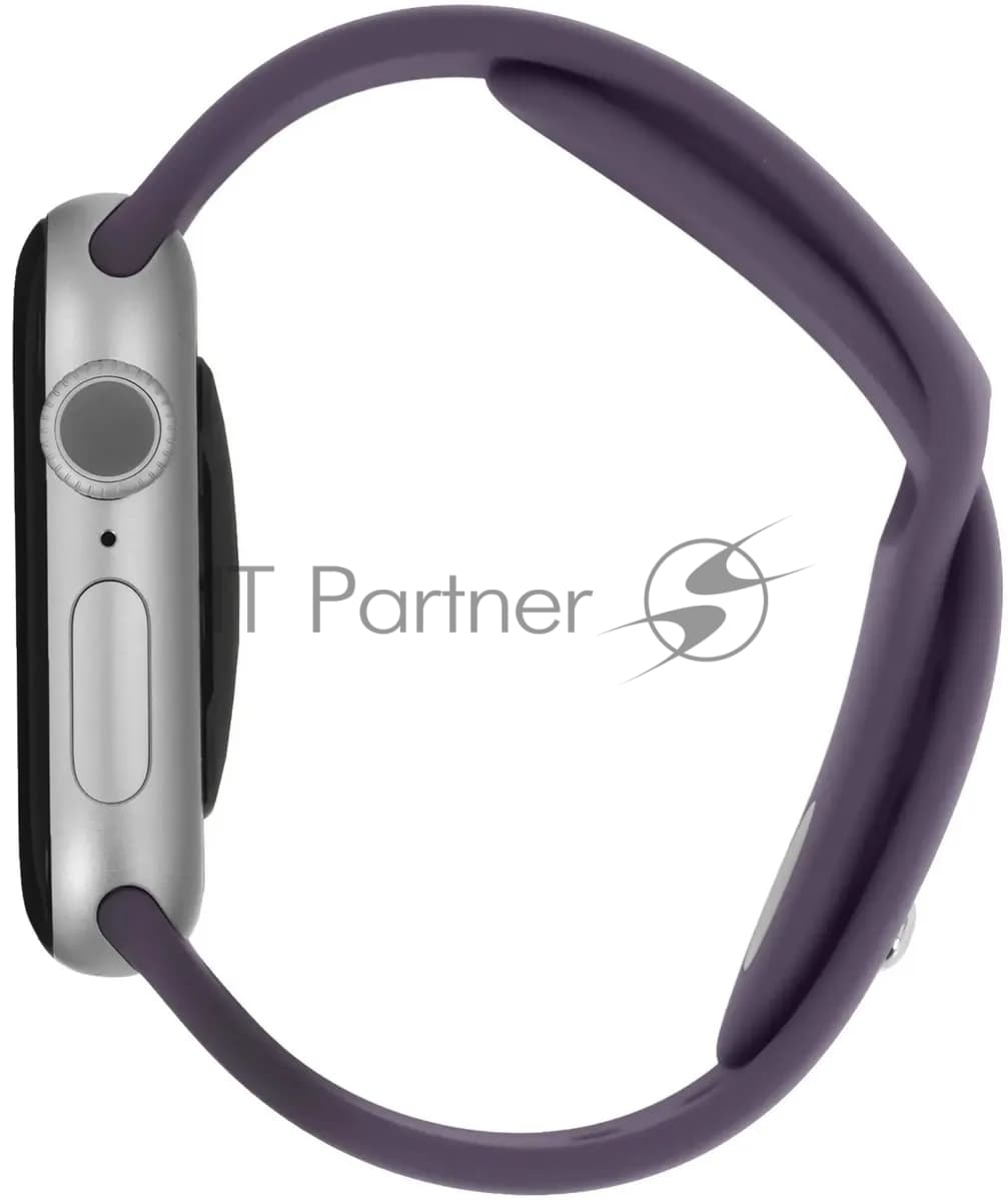 Умные часы Apple Watch Series 11 A3331 42мм OLED корп.серебристый Sport Band рем.фиолетовый разм.брасл.:S/M (MEU64LW/A)