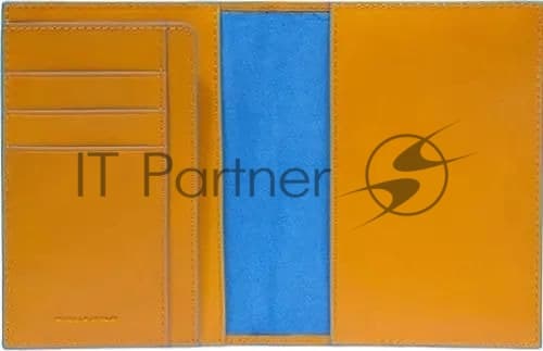 Обложка для паспорта Piquadro Blue Square PP1660B2/G желтый натур.кожа