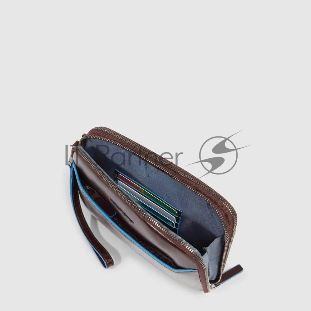 Клатч Piquadro Blue Square AC6901B2R/MO красное дерево натур.кожа