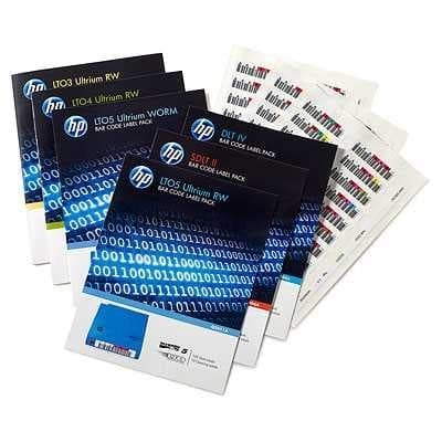 Наклейка HPE LTO-6 Ultrium RW Bar Code Pack (Q2013A)