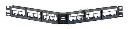 Патч-панель наборная Panduit CPPLA24WBLY 19" 1U 24x