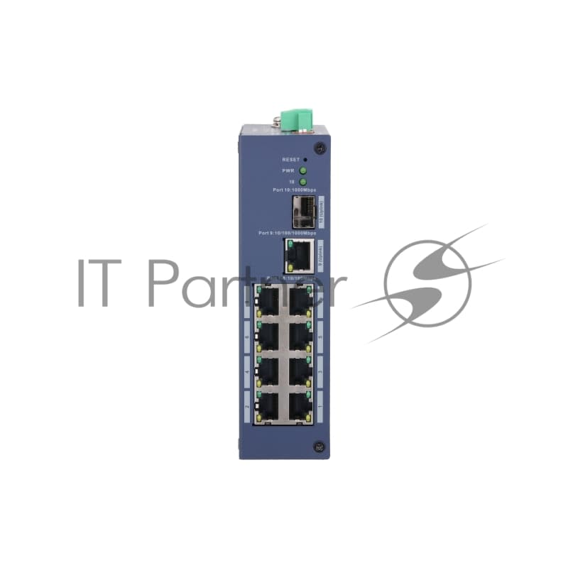 Коммутатор Dahua DH-CHS4110-8ET 8x100Мбит/с 1x1Гбит/с 1xКомбо(1000BASE-T/SFP) управляемый