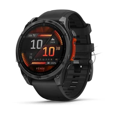 Умные часы Garmin Fenix 8 1.4" AMOLED, Wi-Fi, Bluetooth, NFC, 100м, серый / черный