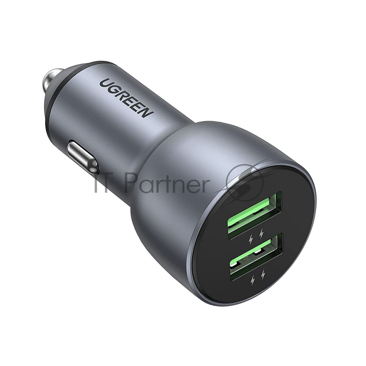 Автомобильное зарядное Ugreen CD213-70594 Gray