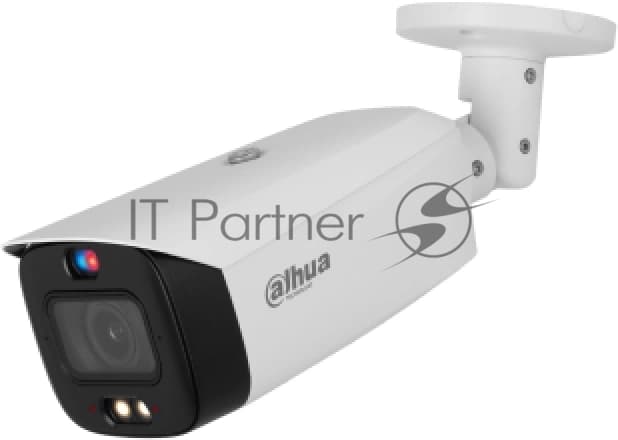 Уличная цилиндрическая IP-видеокамера TiOC DAHUA DH-IPC-HFW3449T1P-ZAS-PV-S5 с ИИ и активным сдерживанием 4Мп, 1/2.7” CMOS, моторизованный объектив 2.7~13,5мм (5x), видеоаналитика, ИК 50м, LED 40м