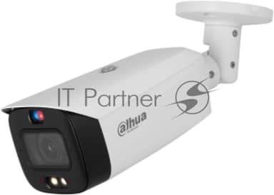 Уличная цилиндрическая IP-видеокамера TiOC DAHUA DH-IPC-HFW3449T1P-ZAS-PV-S5 с ИИ и активным сдерживанием 4Мп, 1/2.7” CMOS, моторизованный объектив 2.7~13,5мм (5x), видеоаналитика, ИК 50м, LED 40м