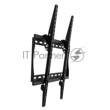 Кронштейн Arm media STEEL-4 new black, настенный для TV 22"-65", max 60 кг, 1 ст св., нак. 0°-15°, от ст. 28,5 мм, max VESA 400x400 мм.
