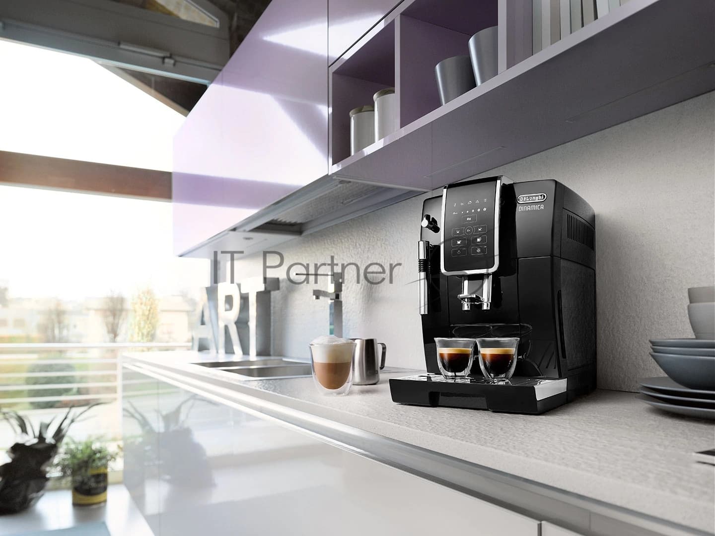 Кофемашина автоматическая DeLonghi ECAM 350.15.B черный, исп. кофе - молотый/зерновой, 1.8 л, 1450 Вт, 15 бар