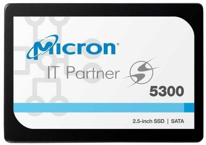 Твердотельный накопитель Micron 5300PRO 1.92TB SATA 2.5" 3D TLC R540/W520MB/s MTTF 3М 95000/30000 IOPS 5256TBW SSD Enterprise Solid State Drive, 1 year, OEM