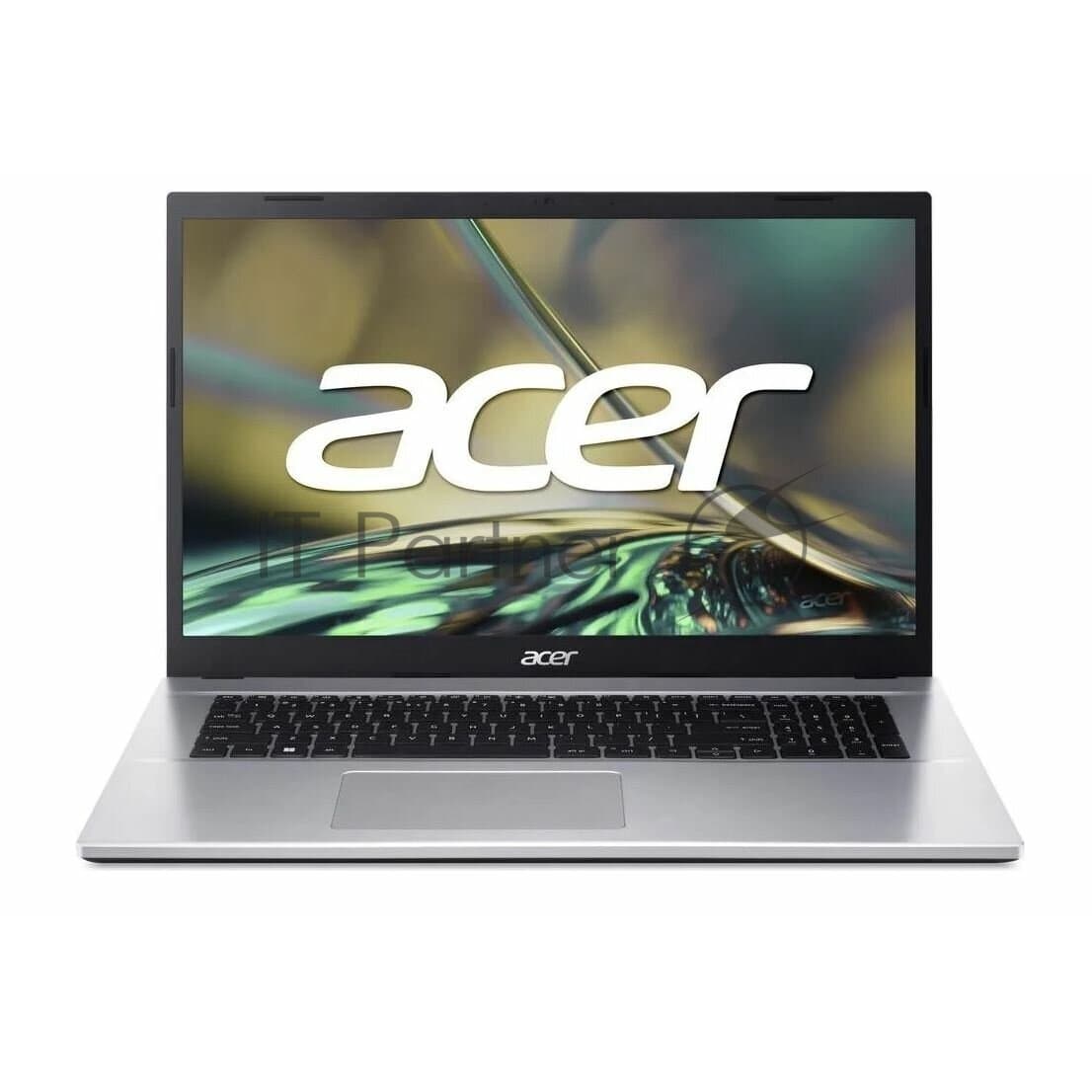 Ноутбук Acer Aspire 3 A317-54-388R 17.3" FHD IPS 250N/i3-1215U/16Gb/512Gb SSD/UMA/DOS/Silver*