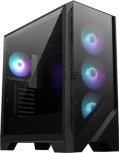 Корпус MSI MAG FORGE 320R Airflow, Midi-Tower, чёрный, 4 x 120 мм