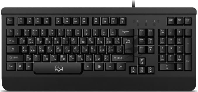 Клавиатура проводная игровая SVEN KB-G9450 (104кл., мет. корпус, 12 Fn функций, подсветка)