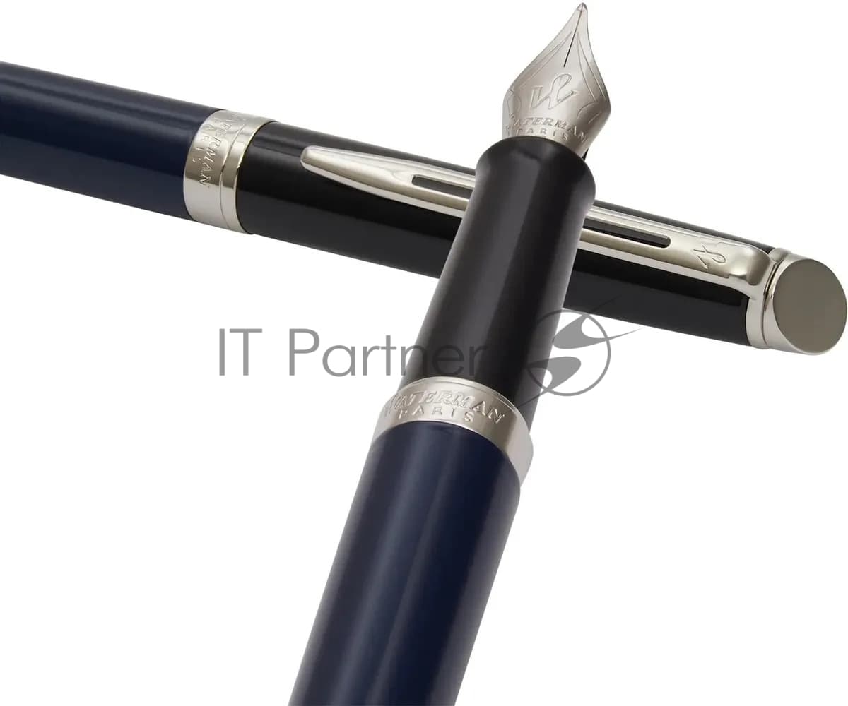 Ручка перьевая Waterman Hemisphere Colour Blocking (2202847) Blue/Black CT, F, сталь нержавеющая, подарочная коробка