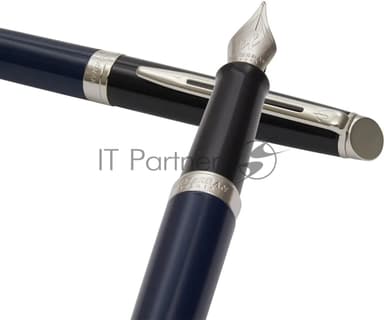 Ручка перьевая Waterman Hemisphere Colour Blocking (2202847) Blue/Black CT, F, сталь нержавеющая, подарочная коробка
