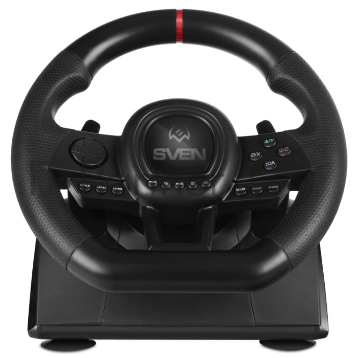 Руль SVEN GC-W650 (педали, вибро, D-pad, 21 кл, PS4/PS3/XB1/XB360/NS/PC/X-D-Input)