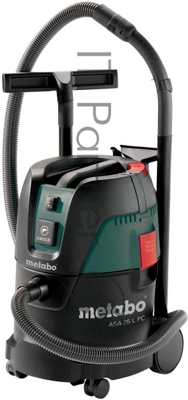 Пылесос строительный Metabo ASA 25 L PC 602014000 Пылесос 1250вт,розетка,ручн.очистка, бак 25л, вес 8.3 кг