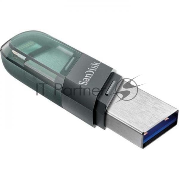 USB накопитель SanDisk iXpand Flash Drive Flip 256GB Type A + Lightning USB Type-C devices including Android