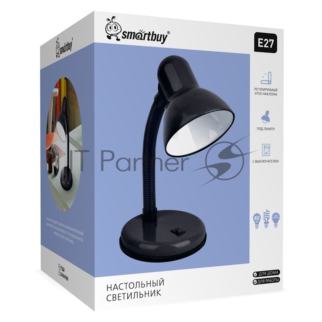 Светильник настольный Smartbuy (SBL-DeskL-Black) 40W/E27 черный