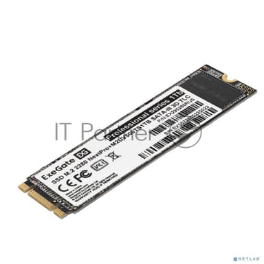 Накопитель SSD ExeGate, 1Tb, M.2 2280, SATA, R/W 551/480