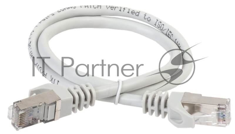 Коммутационный шнур ITK PC01-C5EF-1M5 (патч-корд), cat.5e FTP, 1,5м, серый