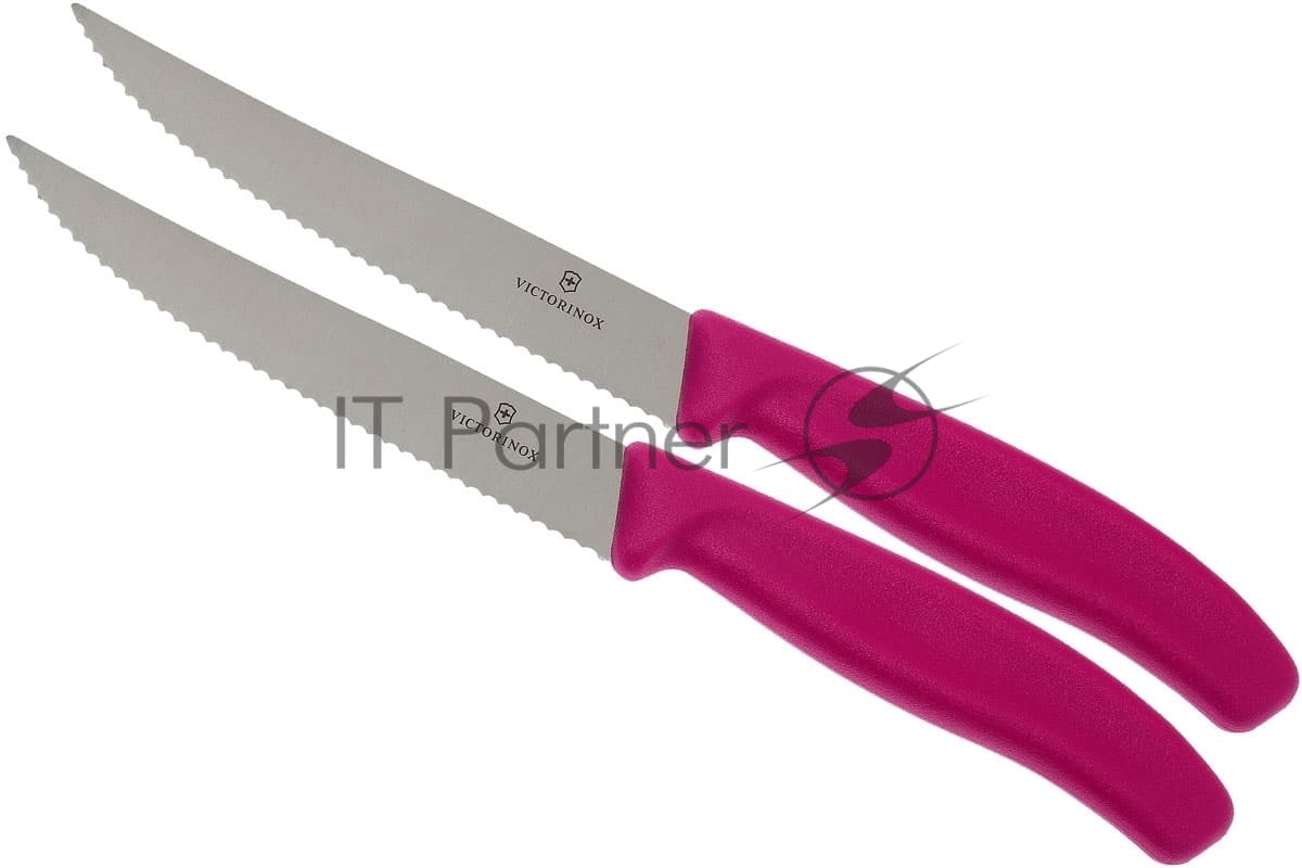 Набор ножей кухонных Victorinox Swiss Classic (6.7936.12L5B) компл.:2шт розовый блистер