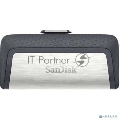 Флешка USB Sandisk 64Gb Ultra Dual SDDDC2-064G-G46 USB 3.0 серый/узор