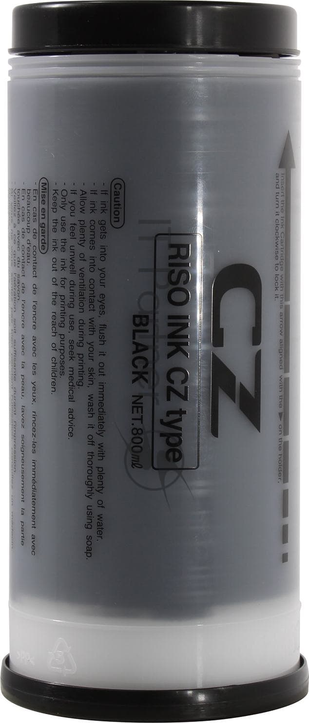 Краска RISO CZ Черная (800мл) (o) ( ПРОДАВАТЬ КРАТНО ДВУМ ШТУКАМ!!!)