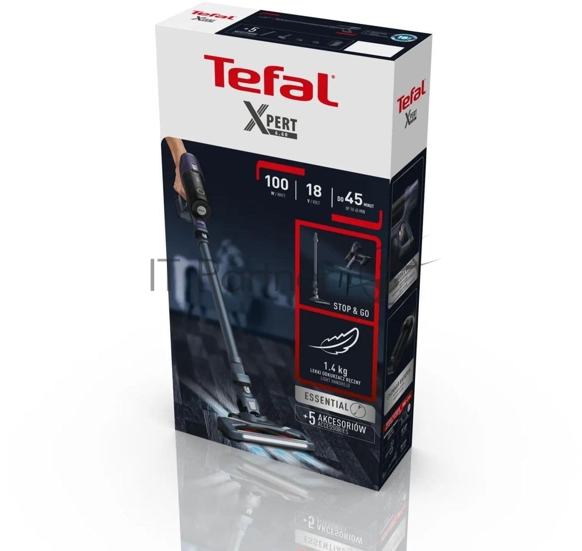 Пылесос Tefal TY6838WO серый/фиолетовый