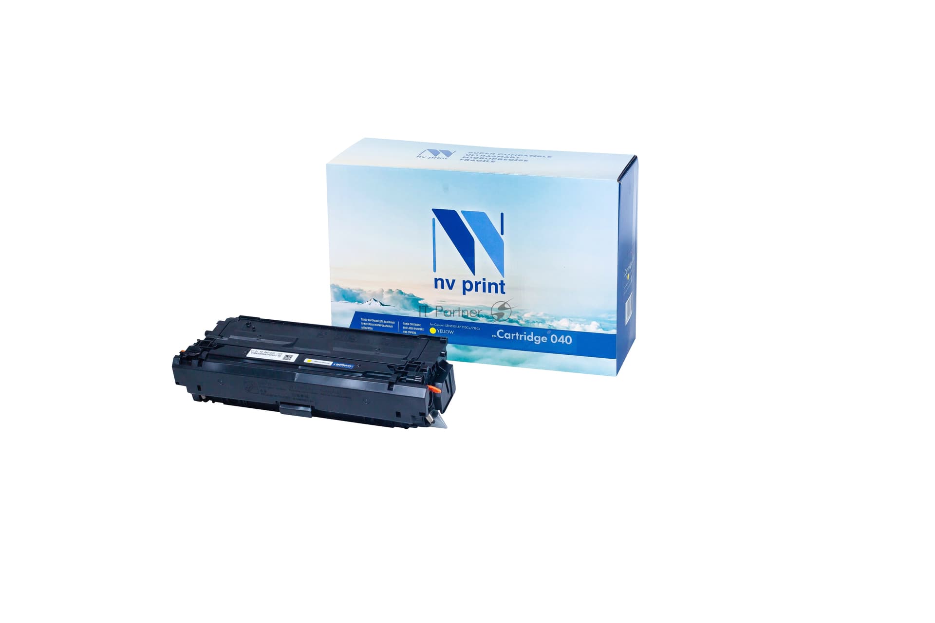 -/ Тонер-картридж NVP NV-040 Yellow для Canon i-SENSYS LBP 710Cx/712Cx (5400k)