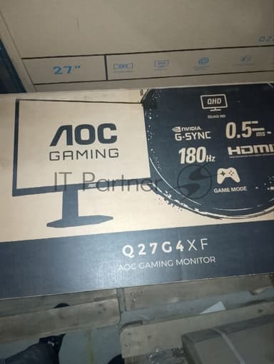 (Поврежденная упаковка) Монитор AOC 27" Q27G4XF, 16:9, IPS, QHD, 1ms, 300cd, 180Hz, HDMI, DP, HAS Q27G4XF (Новый товар в заводской упаковке с повреждениями)