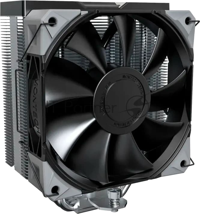 Устройство охлаждения(кулер) Montech NX400 Soc-AM5/AM4/1200/1700/1851 черный 4-pin 34.17dB Al+Cu 220W 874gr Ret (NX400BK)
