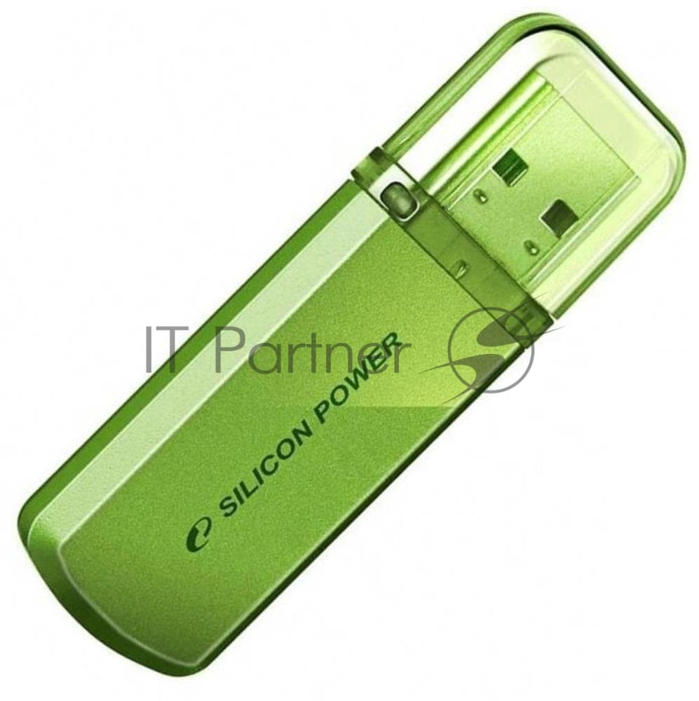 USB Flash накопитель 8GB Silicon Power Helios 101 Green (SP008GBUF2101V1N)