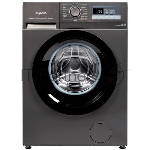 Стиральная машина Бирюса WM-ML712/10 DM черный, загрузка фронтальная 7 кг, 1200 об/мин, класс A+++