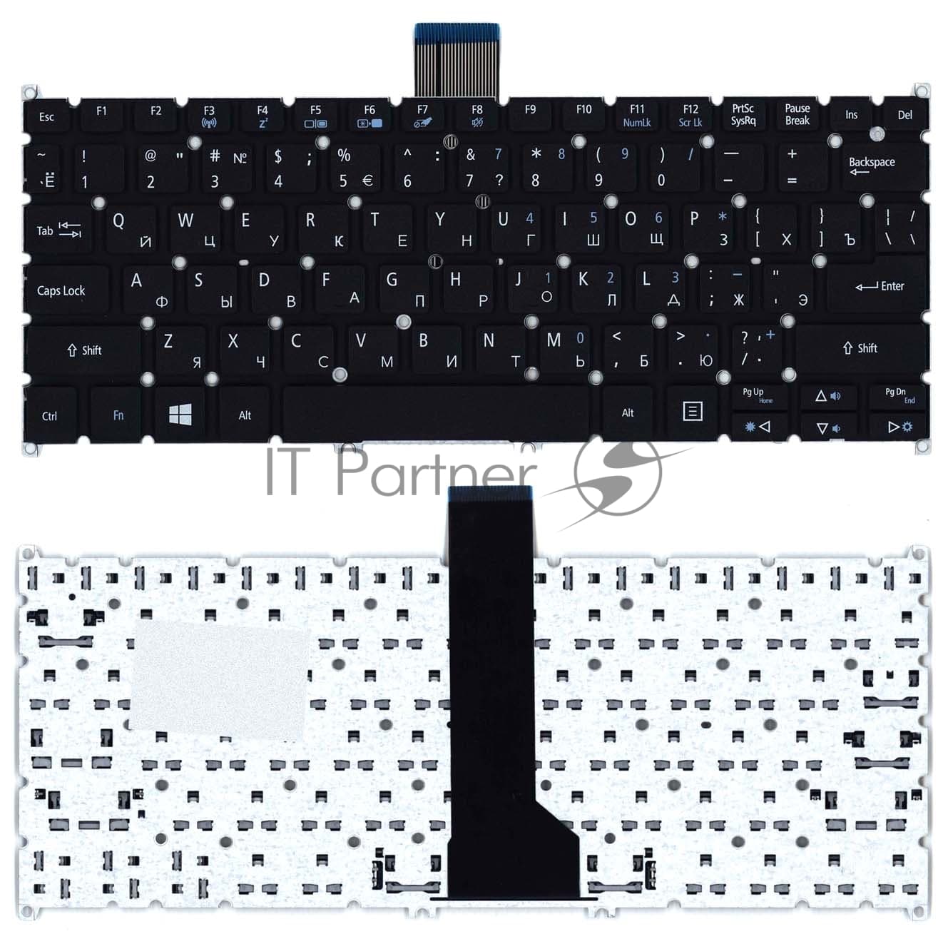 Клавиатура для ноутбука Acer Aspire V5-122P черная