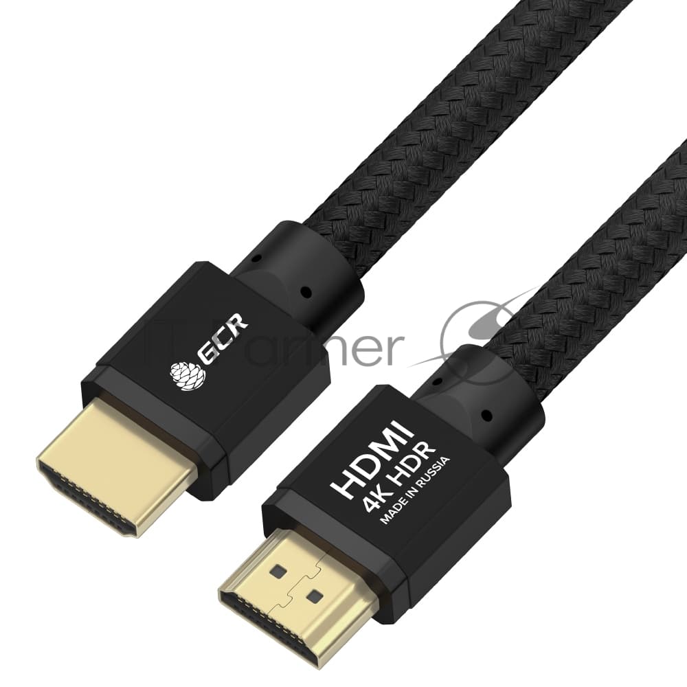 Кабель Greenconnect GCR-54990 PROF 7.5m HDMI 2.0, черный ECO Soft капрон, AL корпус черный, HDR 4:4:4, Ultra HD, 4K 60Hz/5K*30Hz, 3D, 18.0 Гбит/с, 28AWG