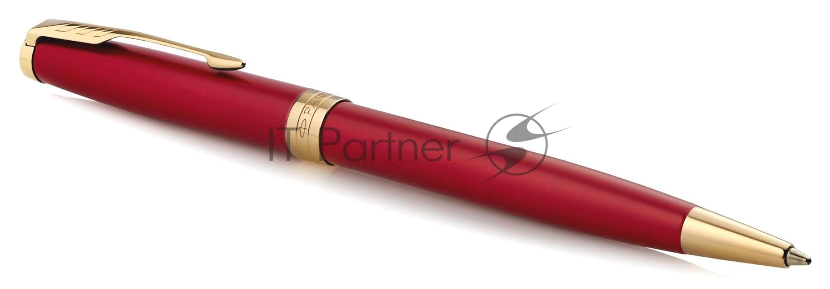 Ручка шариковая Parker Sonnet Core K539 (CW1931476) LaqRed GT M, черные чернила, подарочная коробка
