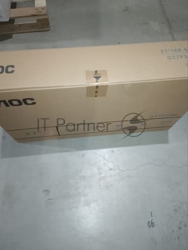 (Поврежденная упаковка) Монитор AOC 27" Q27P3QW, 16:9, IPS, QHD, 4ms, 350cd, 75Hz, HDMI, DP, USB, SPK, CAM, HAS Q27P3QW (Новый товар в заводской упаковке с незначительными повреждениями)